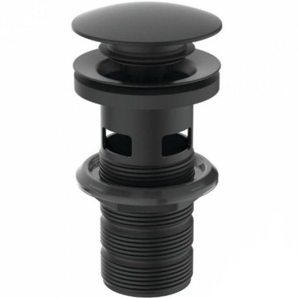 Βαλβίδα silk black με υπερχείλιση από ορείχαλκο επιφάνεια: Ματ, χρώμα: Μαύρο Βαλβίδες