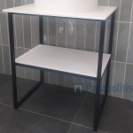 Βάση επίπλου χωρίς νιπτήρα 60x45x70 από μέταλλο με πάγκους slod surface επιδαπέδιου τύπου, χρώμα: Μαύρο Βάσεις επίπλου χωρίς νιπτήρα Βάση επίπλου χωρίς νιπτήρα 60x45x70 από μέταλλο με πάγκους slod surface επιδαπέδιου τύπου, χρώμα: Μαύρο Βάσεις επίπλου χωρίς νιπτήρα