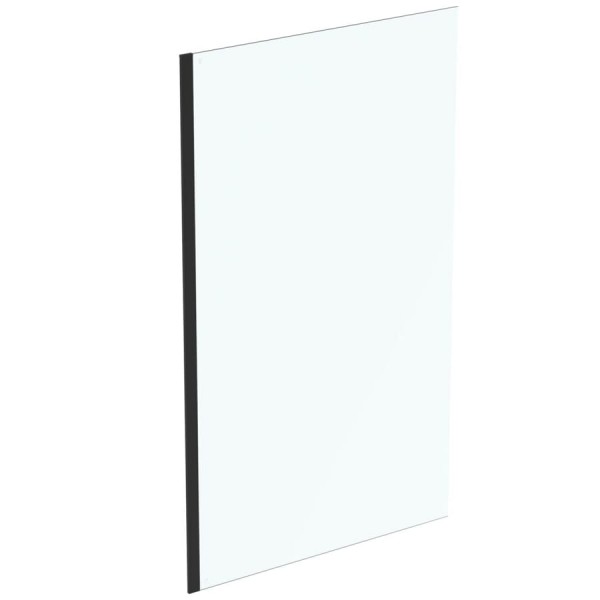 Shower enclosure Linear 120x195 6mm fixed silk black surface: Matt, color: Black Linear Shower enclosure Linear 120x195 6mm fixed silk black surface: Matt, color: Black Linear