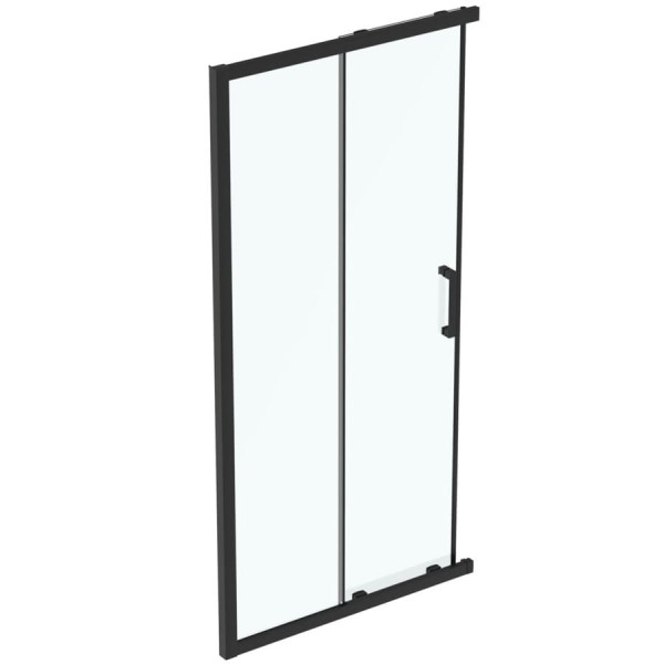 Καμπίνα ντουζιέρας ευθύγραμμη 100x195,5 6mm συρόμενη για ορθογώνια καμπίνα επιφάνεια: Ματ, χρώμα: Μαύρο Ευθύγραμμες Καμπίνα ντουζιέρας ευθύγραμμη 100x195,5 6mm συρόμενη για ορθογώνια καμπίνα επιφάνεια: Ματ, χρώμα: Μαύρο Ευθύγραμμες