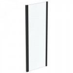 Shower enclosure Linear 75x195,5 6mm fixed silk black surface: Matt, color: Black Linear Shower enclosure Linear 75x195,5 6mm fixed silk black surface: Matt, color: Black Linear