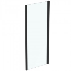 Shower enclosure Linear 85x195,5 6mm fixed silk black surface: Matt, color: Black Linear