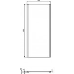 Καμπίνα ντουζιέρας ευθύγραμμη 90x195,5 6mm σταθερή silk black επιφάνεια: Ματ, χρώμα: Μαύρο Ευθύγραμμες Καμπίνα ντουζιέρας ευθύγραμμη 90x195,5 6mm σταθερή silk black επιφάνεια: Ματ, χρώμα: Μαύρο Ευθύγραμμες