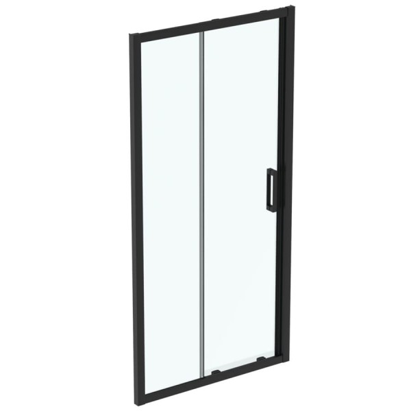 Καμπίνα ντουζιέρας ευθύγραμμη 100x195,5 6mm συρόμενη silk black επιφάνεια: Ματ, χρώμα: Μαύρο Ευθύγραμμες Καμπίνα ντουζιέρας ευθύγραμμη 100x195,5 6mm συρόμενη silk black επιφάνεια: Ματ, χρώμα: Μαύρο Ευθύγραμμες