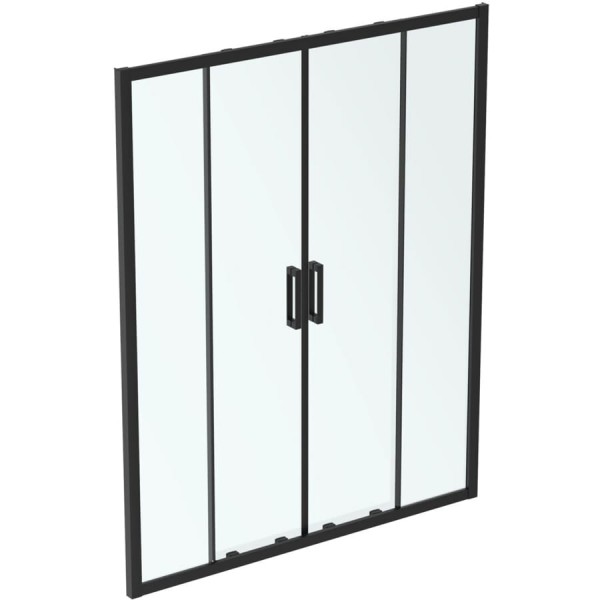 Καμπίνα ντουζιέρας ευθύγραμμη 160x195,5 6mm συρόμενη silk black επιφάνεια: Ματ, χρώμα: Μαύρο Ευθύγραμμες Καμπίνα ντουζιέρας ευθύγραμμη 160x195,5 6mm συρόμενη silk black επιφάνεια: Ματ, χρώμα: Μαύρο Ευθύγραμμες