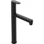 Μπαταρία κουζίνας επικαθήμενη από ορείχαλκο silk black, χρώμα: Μαύρο επιφάνεια: Ματ Επικαθήμενες