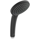 Τηλέφωνο ντους 1 ροής silk black, χρώμα: Μαύρο επιφάνεια: Ματ Τηλέφωνα