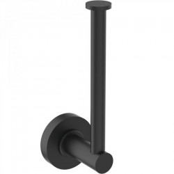 Paper holder vertical material: Brass silk black, color: Black surface: Matt Toilet paper holders
