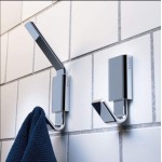 Hook Flat wall mounted material: Brass single, color: Chrome surface: Glossy Hooks Hook Flat wall mounted material: Brass single, color: Chrome surface: Glossy Hooks