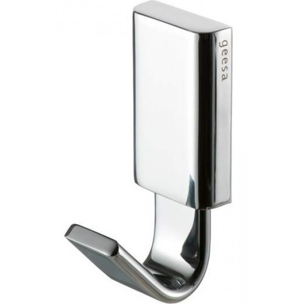 Hook Flat wall mounted material: Brass single, color: Chrome surface: Glossy Hooks Hook Flat wall mounted material: Brass single, color: Chrome surface: Glossy Hooks