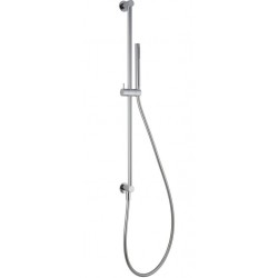 Shower slider rail 87cm material: Brass with hand shower & hose, color: Chrome surface: Glossy