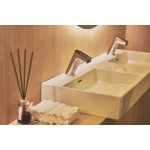 Wash basin tap Deck-mounted electronic material: Brass Without waste Μ size, color: Chrome surface: Glossy Deck-mounted