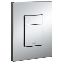 Flush wall plates for concealed cistern dual flush valve material: ABS Pneumatic, color: Chrome surface: Matt Flush plates