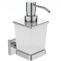 Dispenser material: Crystal Wall-mounted, color: Chrome surface: Glossy Soap dispensers