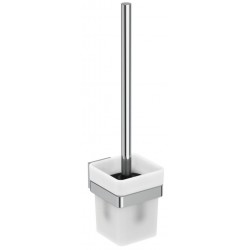 Brush (broom) material: Brass Wall-mounted, color: Chrome surface: Glossy Toilet brush holders