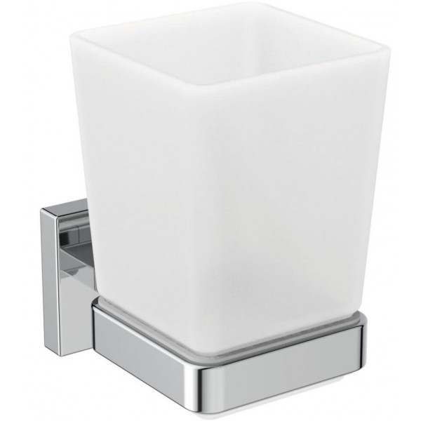 Cupholder material: Crystal Wall-mounted, color: Chrome surface: Glossy Tumbler holders
