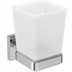 Cupholder material: Crystal Wall-mounted, color: Chrome surface: Glossy Tumbler holders