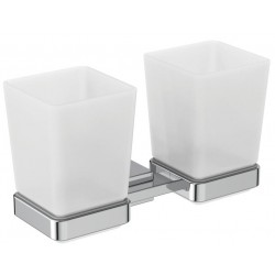 Cupholder material: Crystal Wall-mounted, color: Chrome surface: Glossy Tumbler holders
