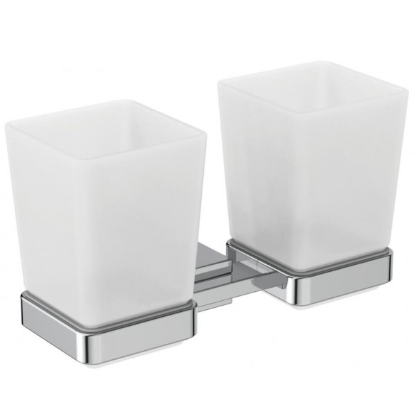 Cupholder material: Crystal Wall-mounted, color: Chrome surface: Glossy Tumbler holders Cupholder material: Crystal Wall-mounted, color: Chrome surface: Glossy Tumbler holders