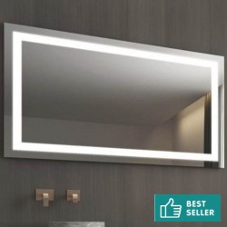 Καθρέπτης, σχήμα: Ορθογώνιο 60x80 από κρύσταλλο με φωτισμό LED Καθρέπτες μπάνιου