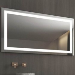 Καθρέπτης, σχήμα: Ορθογώνιο 60x80 από κρύσταλλο με φωτισμό LED