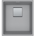 Sink Granite 37x42 free Undermount 1 bowl stone grey, color: Grey Granite