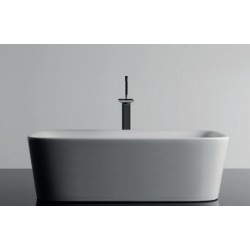 Νιπτήρας ελευθέρας τοποθέτησης 55x38x18 από πορσελάνη χωρίς οπή  χωρίς υπερχείλιση Bianco Glossy, χρώμα: Λευκό επιφάνεια: Γυαλιστερή Ελευθέρας τοποθέτησης