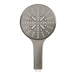 Τηλέφωνο ντους 3 ροών 130 brushed hard graphite, χρώμα: Γκρι επιφάνεια: Βουρτσισμένη Τηλέφωνα