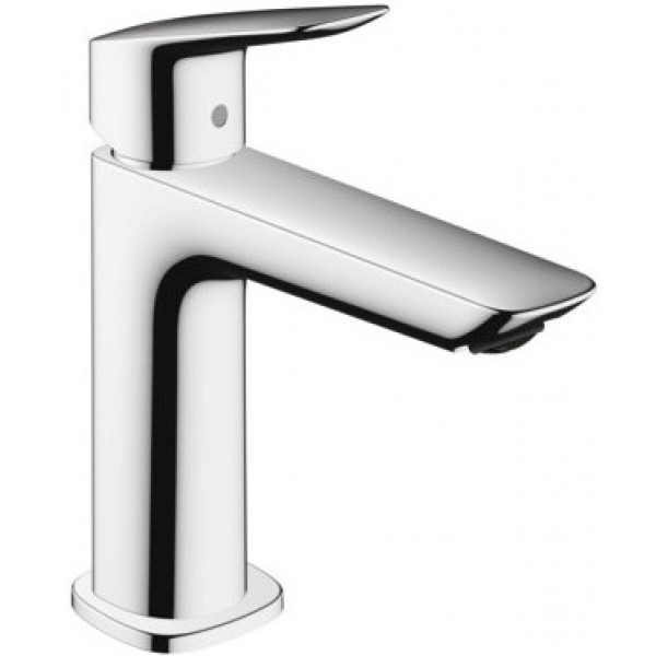 Wash basin tap Deck-mounted material: Brass mixer With pop-up waste set Μ size 110 Fine, color: Chrome surface: Glossy Deck-mounted Wash basin tap Deck-mounted material: Brass mixer With pop-up waste set Μ size 110 Fine, color: Chrome surface: Glossy Deck-mounted