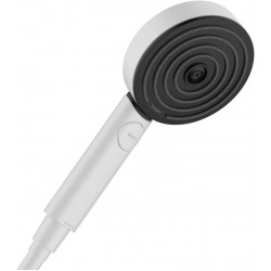 Shower head 3 jets 105 Relaxation, color: White surface: Matt Hand showers