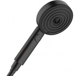 Shower head 3 jets 105 Relaxation, color: Black surface: Matt Hand showers