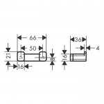 Άγκιστρο από ορείχαλκο διπλό 6,6x 2,1x3,6cm, χρώμα: Χρωμέ επιφάνεια: Γυαλιστερή Άγκιστρα Άγκιστρο από ορείχαλκο διπλό 6,6x 2,1x3,6cm, χρώμα: Χρωμέ επιφάνεια: Γυαλιστερή Άγκιστρα