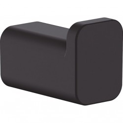 Άγκιστρο από ορείχαλκο μονό 1,6x2,1x3cm, χρώμα: Μαύρο επιφάνεια: Ματ Άγκιστρα