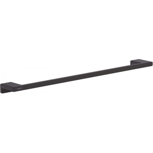 Towel 64,8cm Fixed material: Brass single, color: Black surface: Matt Towel rails
