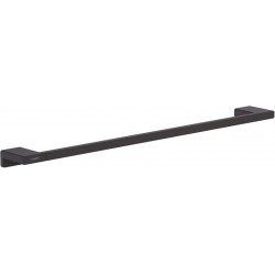 Towel 64,8cm Fixed material: Brass single, color: Black surface: Matt