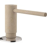 Dispenser με δοχείο 300ml, Beige από γρανίτη συνθετικό επιφάνεια: Ματ, χρώμα: Μπεζ Dispenser