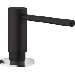 Dispenser επικαθήμενο, με δοχείο 300ml, onyx από ορείχαλκο επιφάνεια: Ματ, χρώμα: Μαύρο Dispenser