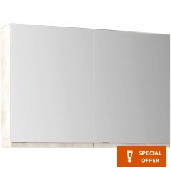 Καθρέπτης, σχήμα: Ορθογώνιο 100x61,5 από ξύλο συνθετικό & ντουλάπι, χρώμα: Ξύλο Οξυά Καθρέπτες μπάνιου