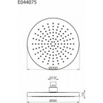 Κεφαλή ντους επίτοιχος τύπος 20x20 από ABS 1 ροής & βραχίονας 35cm, inox finish, χρώμα: Χρωμέ επιφάνεια: Βουρτσισμένη Κεφαλές ντους Κεφαλή ντους επίτοιχος τύπος 20x20 από ABS 1 ροής & βραχίονας 35cm, inox finish, χρώμα: Χρωμέ επιφάνεια: Βουρτσισμένη Κεφαλές ντους