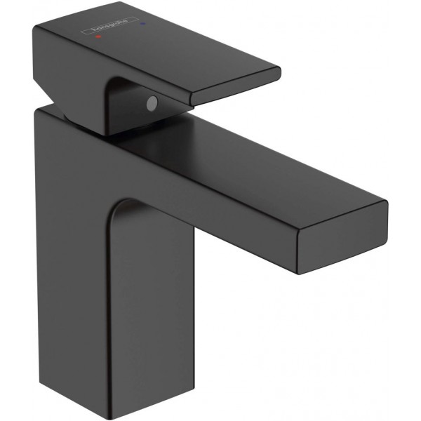 Wash basin tap Deck-mounted material: Brass mixer With pop-up waste set Μ size 100, color: Black surface: Matt Deck-mounted Wash basin tap Deck-mounted material: Brass mixer With pop-up waste set Μ size 100, color: Black surface: Matt Deck-mounted