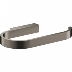 Χαρτοθήκη ανοιχτή από ορείχαλκο brushed hard graphite, χρώμα: Γκρι επιφάνεια: Βουρτσισμένη