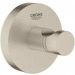 Άγκιστρο από ορείχαλκο μονό brushed nickel, χρώμα: Χρωμέ επιφάνεια: Βουρτσισμένη Άγκιστρα Άγκιστρο από ορείχαλκο μονό brushed nickel, χρώμα: Χρωμέ επιφάνεια: Βουρτσισμένη Άγκιστρα