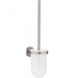 Brush (broom) material: Brass Wall-mounted supersteel, color: Chrome surface: Brushed Toilet brush holders