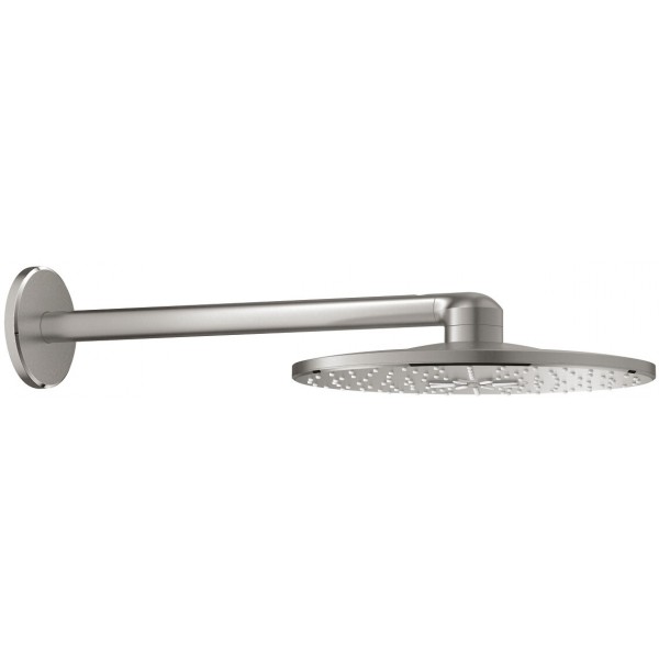 Shower head Wall-mounted 31x31 material: Brass, style: 2 sprays, color: Chrome surface: Brushed Overhead showers Shower head Wall-mounted 31x31 material: Brass, style: 2 sprays, color: Chrome surface: Brushed Overhead showers