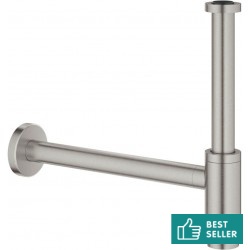 Sink siphon 1 ¼” material: Brass surface: Brushed, color: Chrome
