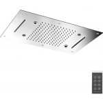 Κεφαλή ντους οροφής 70x40 από inox 2 ροών, χρώμα: Χρωμέ επιφάνεια: Βουρτσισμένη Κεφαλές ντους Κεφαλή ντους οροφής 70x40 από inox 2 ροών, χρώμα: Χρωμέ επιφάνεια: Βουρτσισμένη Κεφαλές ντους