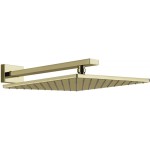 Shower head Wall-mounted 30x30 material: Brass, style: 1 spray, color: Gold surface: Glossy Overhead showers