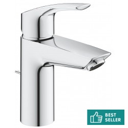 Μπαταρία νιπτήρος επικαθήμενη αναμεικτική από ορείχαλκο με βαλβίδα pop-up  S-Size, χρώμα: Χρωμέ επιφάνεια: Γυαλιστερή Επικαθήμενες