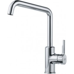 Kitchen tap Deck-mounted material: Brass, color: Chrome surface: Glossy