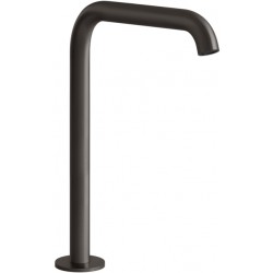 Spout (Nozzle) 26,9cm Deck-mounted material: Inox, color: Black surface: Brushed Bath spouts